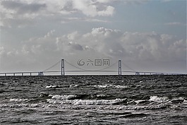 水,橋,天空