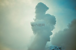 云,蒸汽,煙
