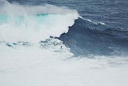 波,沖浪,海洋