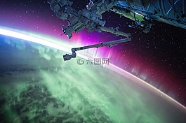 衛星,國際空間站,北極光