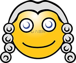 裁判官,笑脸,脸