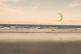 風箏沖浪,海灘,風箏
