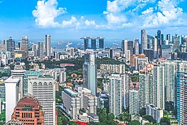 城市,建筑物,摩天大樓