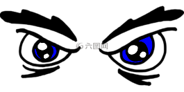 愤怒,脸,眼睛