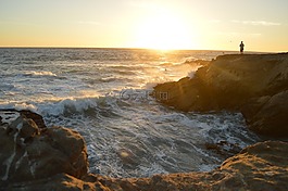 海岸,岸,懸崖