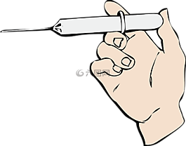 鉛球,注射器,手