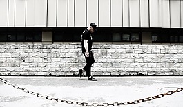 街道,消色,時尚