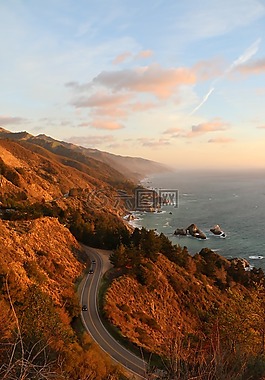 路,沿海,公路