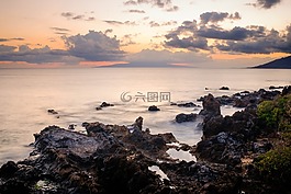 海岸,岸,崎嶇
