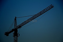 起重機,建設(shè),天空