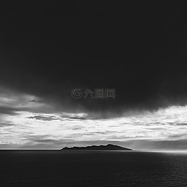 島,云,暴風雨