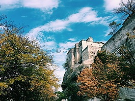 城堡,結構,石