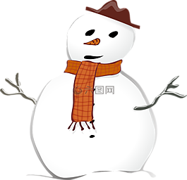 雪人,雪,男子