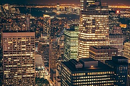 城市,建筑物,燈