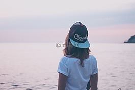 女子,回,尋找