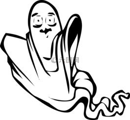 鬼,浮動,可怕