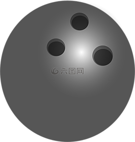 保齡球,球,黑