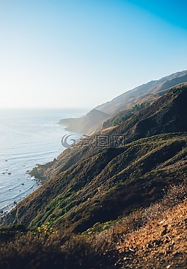 懸崖,海岸,海景