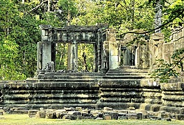 柬埔寨,吳哥,寺