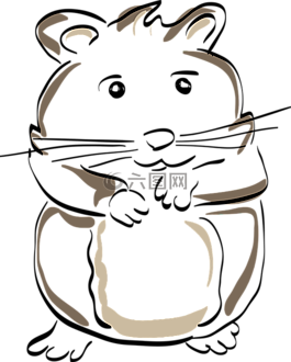 倉鼠,嚙齒動物,繪圖