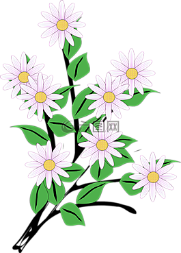 鮮花,束,春
