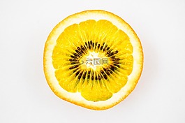 水果,橙,獼猴桃