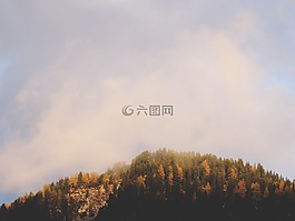 天空,秋季景觀,自然