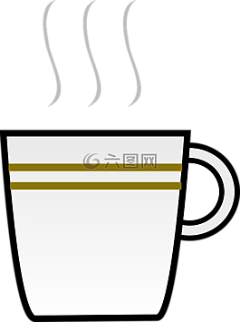 杯,蒸,熱