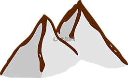 山,山脈,山頂