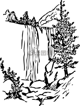 大瀑布,自然,水