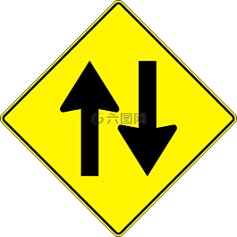 兩條不歸路,交通,標志