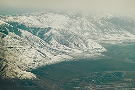 山,雪,雪山