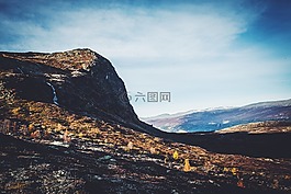山,挪威,景觀