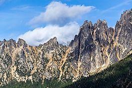 巖墻,山,急傾斜