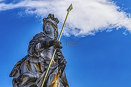 雕像的minerva,朱塞佩volpini,施莱斯海姆