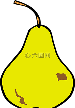 水果,梨,黃色