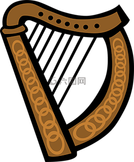 豎琴,愛爾蘭語,塞爾特