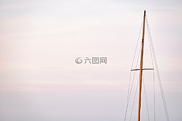帆船,天空,船