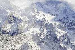 雪,山,景觀