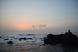 日出,磯原,太平洋