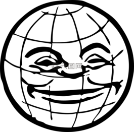 全球,世界,臉