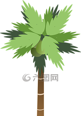 棕櫚,樹,高大