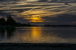 波羅的海,abendstimmung,日落