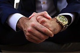 手,時(shí)鐘,業(yè)務(wù)