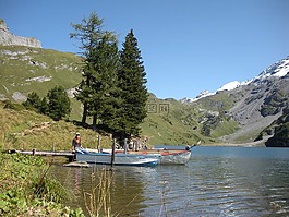 engstlenalp,湖,bergsee
