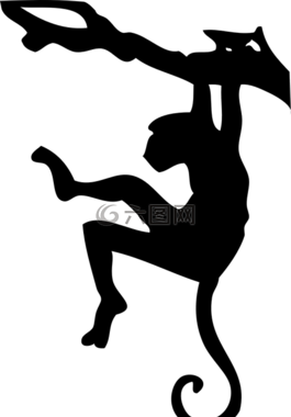 猴子,動(dòng)物,側(cè)影