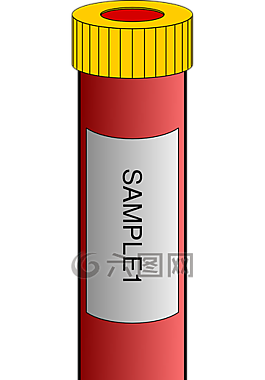血,示例,管