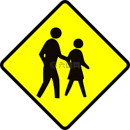 標志,行人,路口