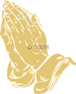 折疊,手,祈禱