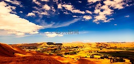新西蘭,景觀,全景圖